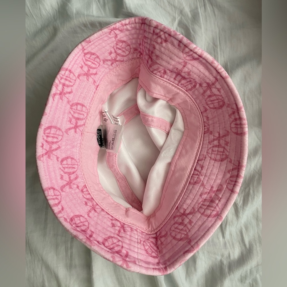 Patterned Pink Bucket Hat - Picture 5 of 6